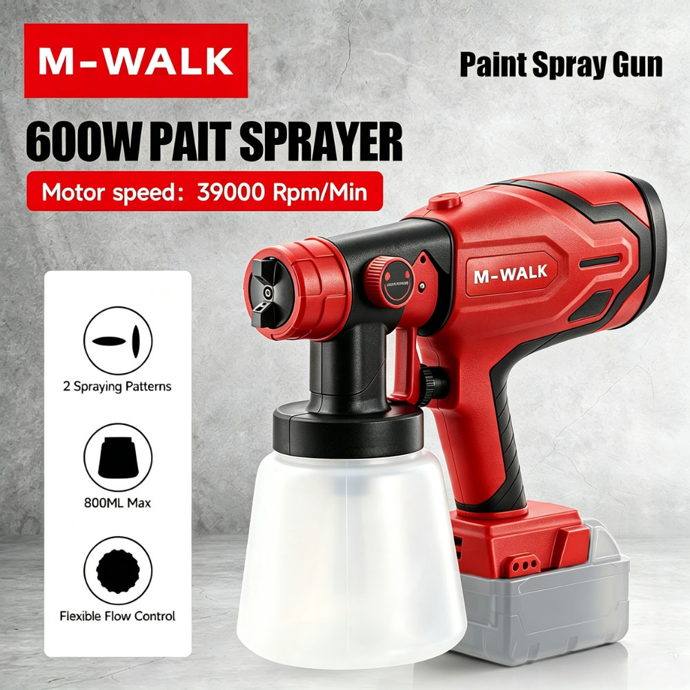 Heat Gun Paint Strip - M-WALK Cordless Paint Sprayer Electric HVLP