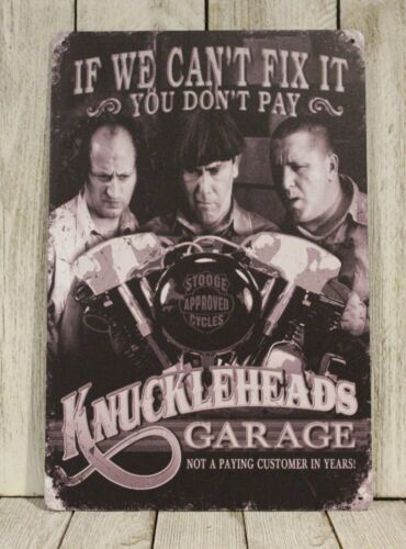 Knuckleheads Garage Tin Metal  - Auto Repair Shops recension och pris