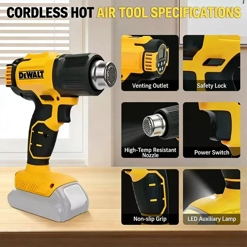 20V Multi-Function Heat Gun wi - Heat Gun Paint Strip recension och pris