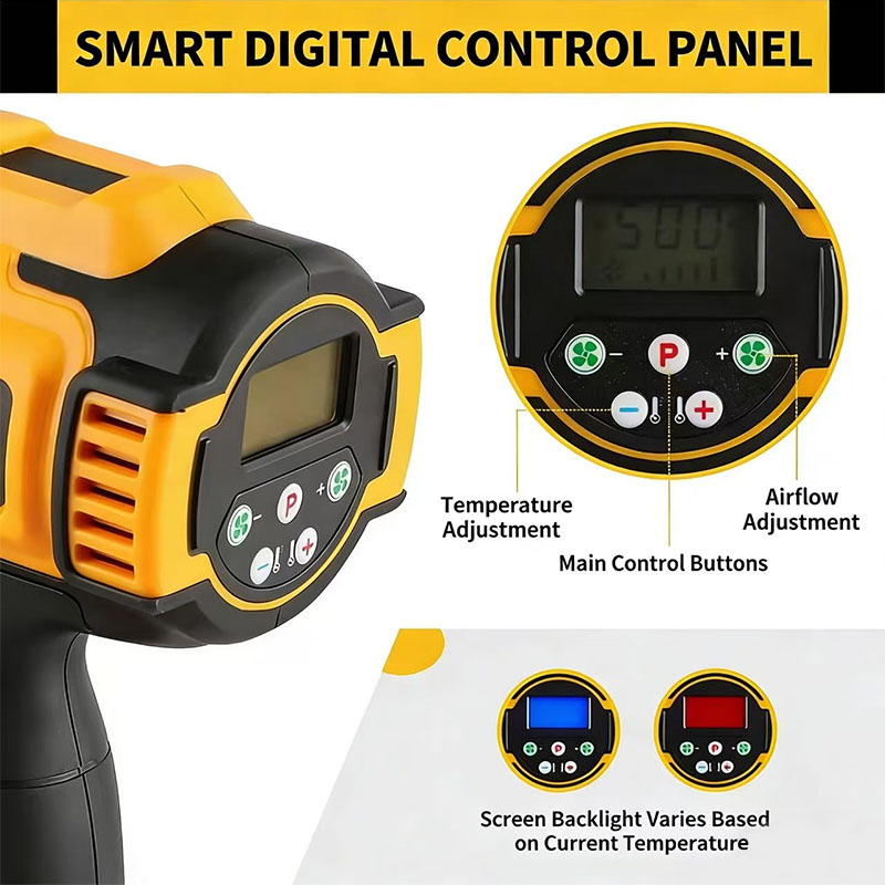 20V Multi-Function Heat Gun wi - Heat Gun Paint Strip recension och pris