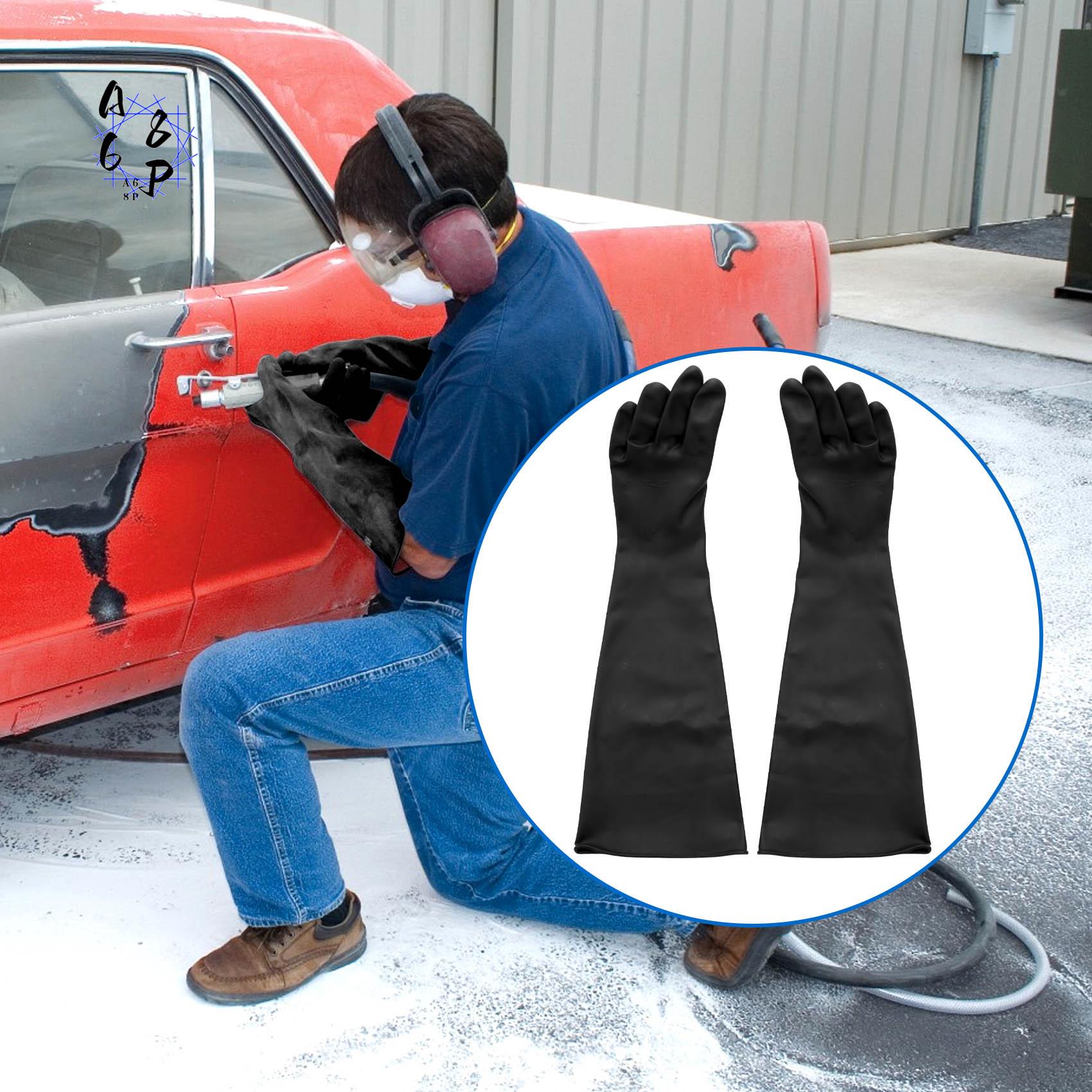 A68P-Sand Blasting Gloves For  - Sandblaster Cabinet recension och pris