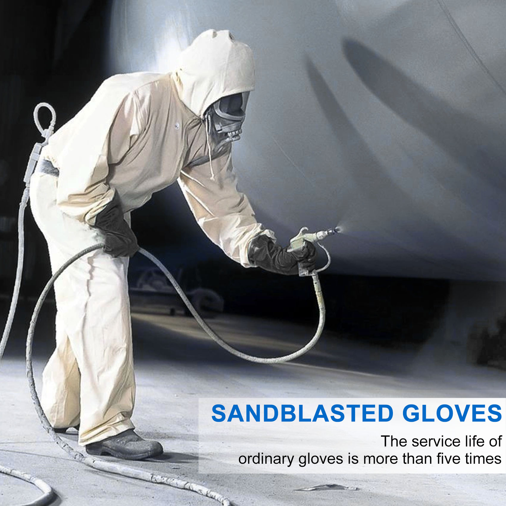 A68P-Sand Blasting Gloves For  - Sandblaster Cabinet recension och pris