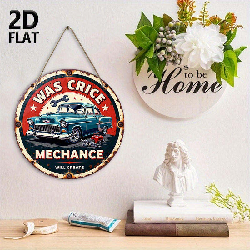 2D plane, retro auto repair sh - Auto Repair Shop Logo Design recension och pris