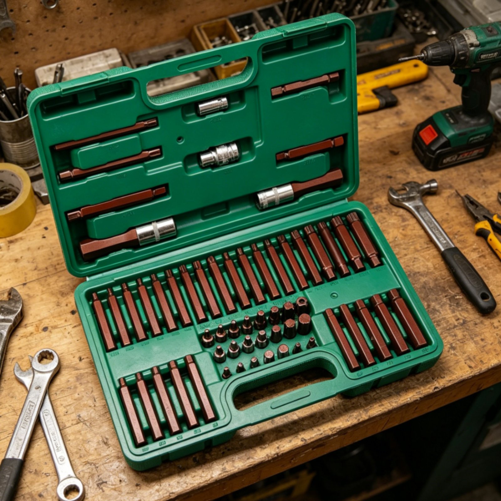 60 Pieces Star Drive Bit Set H - Auto Repair Shops recension och pris